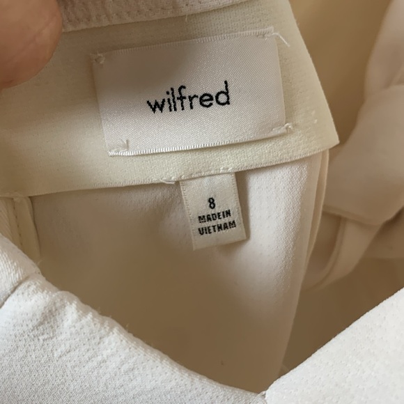 Wilfred Aperature Tie-back Dress Light Birch Size 8 - Picture 8 of 8